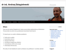 Tablet Screenshot of dziegielewski.info